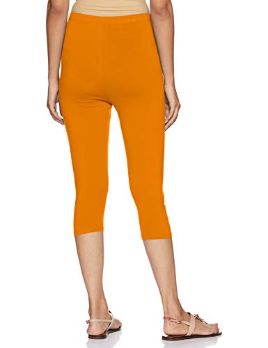 Rupa Softline Capri Leggings For Women Cotton Elastane Ultra Soft Free Size Stretch Fit