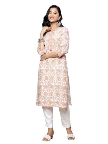 rangita Multicolor Rayon Knee Length Printed Straight Kurti | Kurta for Women