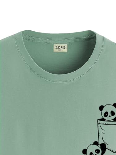 ADRO Tshirt for Men | Printed T Shirt for Men | 100% Cotton T-Shirt |Printed T Shirt | T-Shirts | RN24-POC