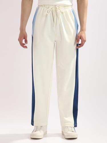 Nobero MenS Straight Sweatpants (1M-Bwjg-R0193_Arctic Wolf
