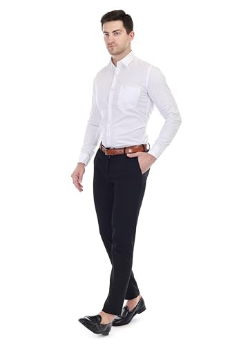 Xjarvis Clifton Men’s Regular Fit Cotton Blend Full Sleeve Shirt with Pocket – Casual & Formal