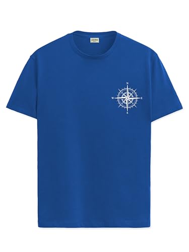 ADRO Tshirt for Men | Printed T Shirt for Men | 100% Cotton Tshirt | Graphic Printed T-Shirt | Chest Printed Tshirt | Unisex Tsh