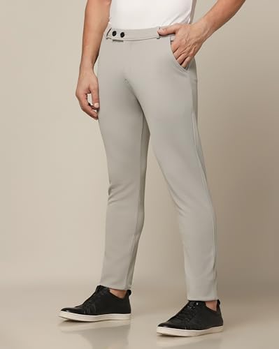 TOPLOT Mens Formal Trousers || Slim Fit Mens Wear Trousers || Stretchable Formal Pant Trousers || Trouser for Men (V-Formal-50