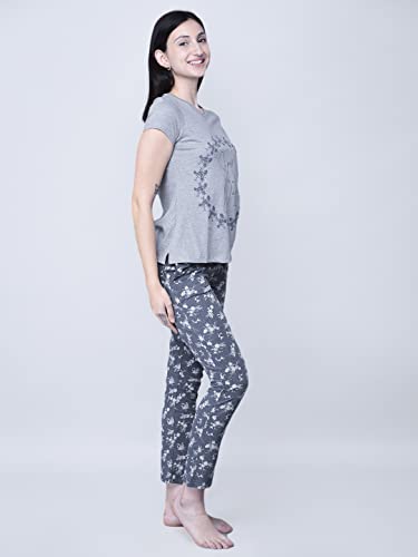 Lyra 701 Premium Cotton Printed Night Suit For Women