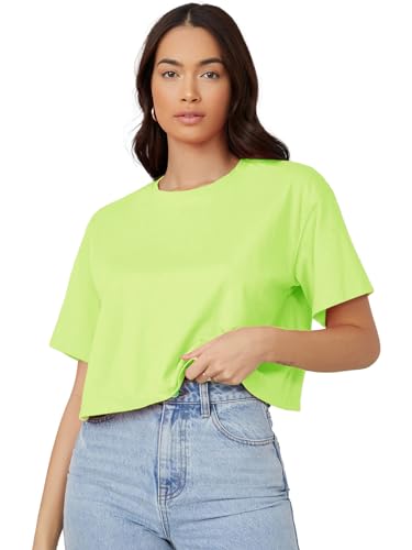 Kotty WomenS Solid Cotton Blend T-Shirt