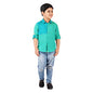 Fabindia Kids Full Sleeves Solids Shirt Cotton_10-12Y Green