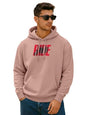Veirdo Mens Polycotton Oversized Fit Hoodie Full Sleeve Front Chest Graphic Printed Drop Shoulder Hoodie For