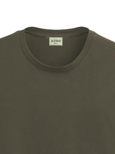 ADRO Mens Fearless Printed Cotton T-Shirt_RN24-L2-FRLS-OL