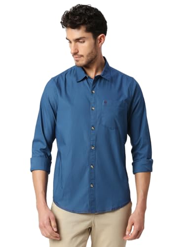 Thomas Scott Long Sleever Solid Color Regular Fit Casual Shirts for Mens