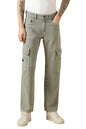 Dennis Lingo Mens Green Cotton Relaxed Fit Mid-Rise Casual Jeans DLMJNMJJ24008_SG