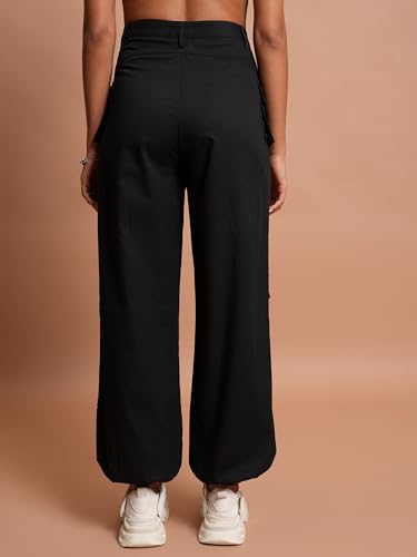 Ketch WomenS Regular Casual Pants (Khp0000016_Black