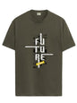 ADRO Men's Graphic Printed 100% Cotton T-Shirt - Regular Fit, Printed T-Shirts for Men (RN24-FTR-OL_Olive_XL)