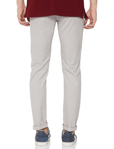 FYLTR Mens Regular Khakis (FYLSS23MK-004_Grey-Tastic