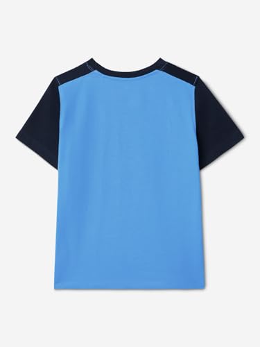 The Souled Store Peanuts: The Stars Boys Short Sleeves Round Neck Blue Graphic Printed Regular Fit Cotton T-Shirts (2-8 Yrs)