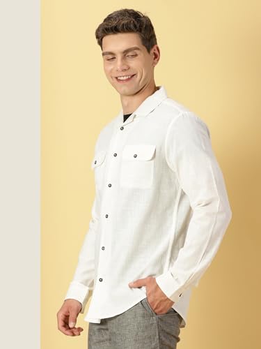 Thomas Scott Double Pocket Regular Fit Long Sleeve Casual Tshirt for Mens