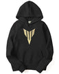 ADRO Men's Cotton Neck Hooded Sweatshirt (H22-GL-YMH-BL_Black_XL)