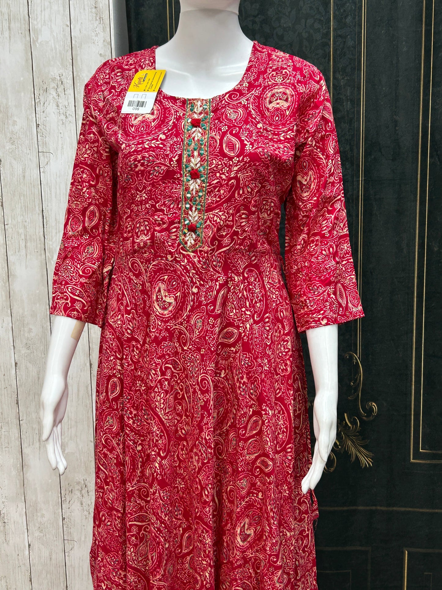 Rayon long kurti