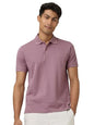 XYXX Mens Cotton Solid Regular Fit T-Shirt (XY_CR14_Polo Tshirt_1_Rose Blush
