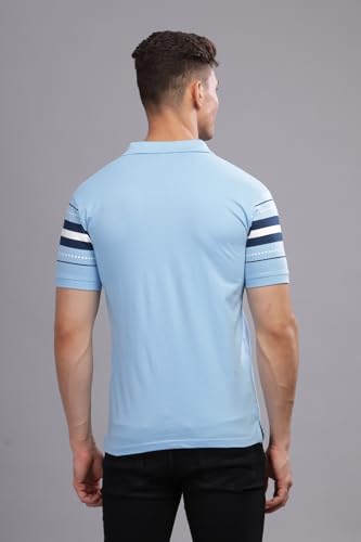ADRO Polo Regular Fit T-Shirt for Men| Printed Polo T-Shirt | Cotton Polo T Shirt Also in Plus Size|Pnop24-L1