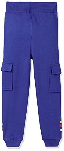 T2F Boys Regular Fit Mid Rise Track Pant Royal Blue