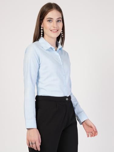 Style Quotient Women Blue Formal Shirt