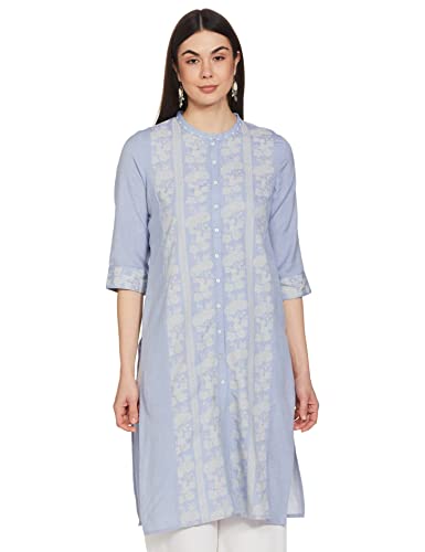 W for Woman Rayon Button Down Kurta for Women
