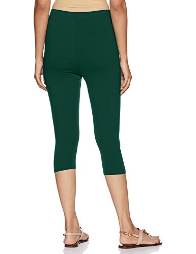 Rupa Softline Capri Leggings For Women Cotton Elastane Ultra Soft Free Size Stretch Fit