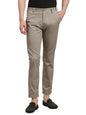 Turtle Men Cotton Stretch Grey Solid Ultra Slim Fit Casual Trouser