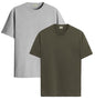 ADRO T Shirts Pack of 2 Mens Tshirts Cotton T Shirts for Men Tshirt T-Shirts Combo T Shirts Tshirts for Men Plain Solid Tshirts