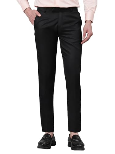 Avanova MenS Solid Ankle Length Flat Front Straight Slim Fit Casual Skinny Stretch Chinos Dress Business Pant With Pocket Suit