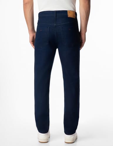 INKD Mens Regular Jeans (INKAW23MJN-020_Indigo-Deep Sea