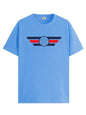 ADRO Tshirt for Men | Printed T Shirt for Men | 100% Cotton T-Shirt |Printed T Shirt | T-Shirts | RN24-CAP-SK-M Sky Blue