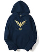 ADRO Men's Cotton Neck Hooded Sweatshirt (H20-GL-BIR-NB_Navy_XL)