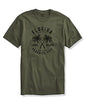 ADRO Florida Paradise Life Mens Printed T-Shirt (XL, Olive Green)