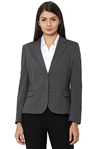 Allen Solly Women Solid Polyester Full Sleeve Blazer