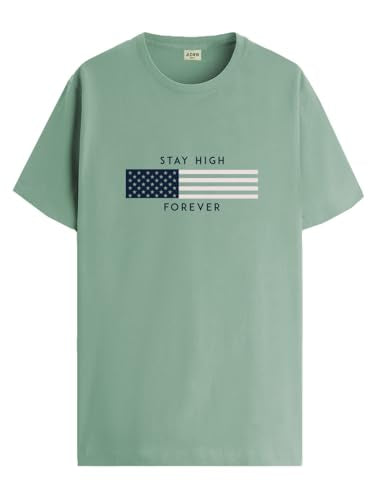 ADRO Mens Flag Printed Cotton T-Shirt_RN24-L2-FLAG-PT-XL Pista
