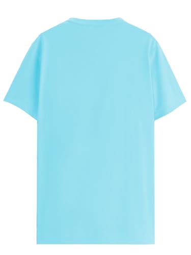 ADRO Men's Graphic Printed 100% Cotton T-Shirt - Regular Fit, Printed T-Shirts for Men (RN24-BCL-MI_Mint)