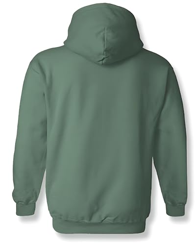 ADRO Mens Printed Hoodies in Premium Cotton Fleece 340 GSM (H23-M-CRE-PT_Pista)