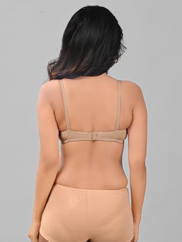 Lux Venus 3/4Th Coverage Padded Bra With Adjustable Bra Skyblue