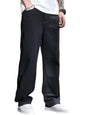 Kotty MenS Solid Regular Fit Mid Distressed Fashionable Trendy Denim Jeans(Black,28)
