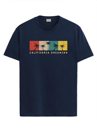 Adro Mens Printed T Shirt | The Super Soft Tshirt In India| Pure Cotton Lycra Breathable Fabric| 4 Way Stretch Smart Tech Fabric