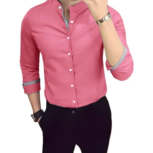 Tee Projekt Casual Cotton Long Sleeve Shirt for Men Formal Wear Regular Wear