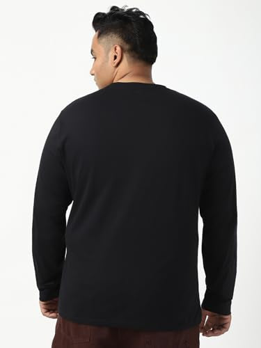 Bewakoof Official Marvel Merchandise Wolverine Mens Graphic Printed Regular Fit Full Sleeve Round Neck Cotton Jersey Plus Size
