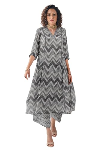 Toochki Salwar Suit Set For Women | Kurta Set For Women | Zig Zag Printed Salwar Suits | Ethnic Wear Salwar Suits | Two Piece Ku