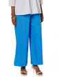 Aurelia WomenS Loose Fit Synthetic Palazzo (18Fek60051-03526_L_Blue_Blue_L)