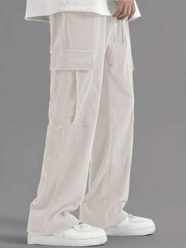 Greciilooks Cargo Joggers For Men  Cotton Loose Fit Utility Pants With 6 Pockets | Durable Outdoor & Hiking Trousers (Available