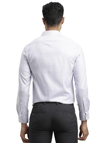 Turtle Men 100% Cotton Slim Fit Light Blue Formal Shirt