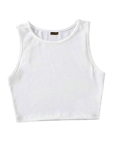 Toochki Top for Women | Lycra Top for Women | Crop Top for Women | White Top for Womens | Short Top for Women | Western Top for