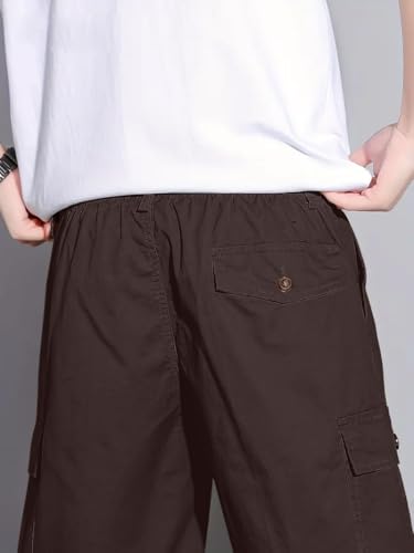 Greciilooks MenS Casual Shorts (Gl-M.Short-Sh339_Brown