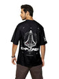 Bewakoof Official Nasa Merchandise MenS Graphic Print Oversized Fit Half Sleeve Round Neck Cotton T-Shirt